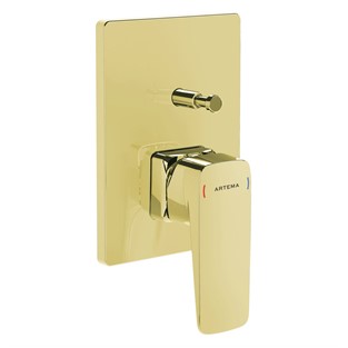 Artema Root Square Ankastre Banyo Bataryası Altın A4275223