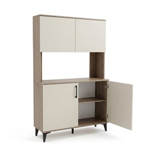 Soprano Kahve Köşesi Çok Amaçlı Mutfak Dolabı 150cm SP02349