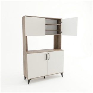 Soprano Kahve Köşesi Çok Amaçlı Mutfak Dolabı 150cm SP02349