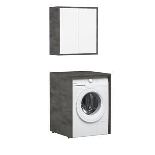 ORKA Sedir Çamaşır Makinası Dolabı Irony 65 cm ORKA5000700