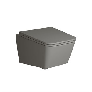 VitrA Equal Rim-ex Asma Klozet Mat Taş Gri 7245B476-0090