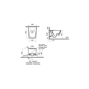 VitrA Equal Rim-ex Asma Klozet Mat Taş Gri 7245B476-0090