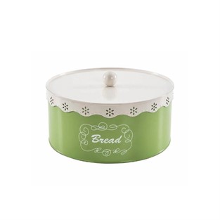 Vitale Anadolu Kapaklı Ekmeklik Metal Yeşil-Beyaz AK.BA0003
