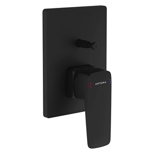 Artema Root Square Ankastre Banyo Bataryası Mat Siyah A4275236
