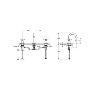 Artema Juno Lavabo Bataryası Altın A4086123