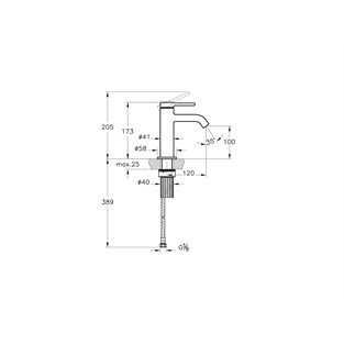 Artema Minimax Round Lavabo Bataryası Mat Siyah A4353036