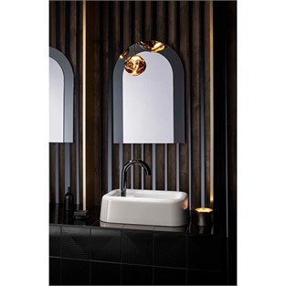 VitrA Liquid Temassız Lavabo Bataryası (Elektrikli) Parlak Siyah A4278839