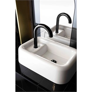 VitrA Liquid Temassız Lavabo Bataryası (Elektrikli) Parlak Siyah A4278839