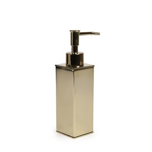 Kobos Tezgah Üstü Kare Sıvı Sabunluk Parlak Altın KBW-627GL
