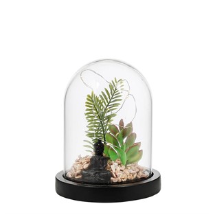 Vitale 2'Li Taşlı Budhalı Ledli Cam Dekor 17 cm AK.JFHZ1951160
