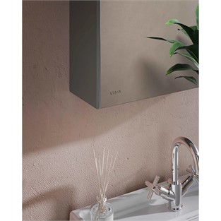 VitrA Prime Dolaplı Ayna 60 cm Aydınltmlı Sensörlü Işık Fırçalı Krom