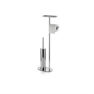 Kobos Nova Hareketli WC Set Yuvarlak Parlak Krom KBW-836-1CR