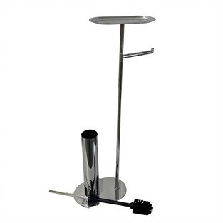 Kobos Nova Hareketli WC Set Yuvarlak Parlak Krom KBW-836-1CR