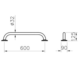 Vitra Tutunma Barı 60 cm 320-1010
