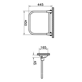 VitrA Katlanabilir Duş Oturağı 320-1080