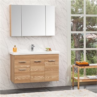 ORKA Enez Banyo Dolabı Takımı Livana 100 cm ORKA5000308