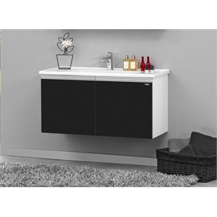 ORKA Terme Lavabo Dolabı Parlak Siyah 60 cm ORKA5003381