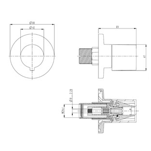 VitrA Ankastre Stop Valf A41461