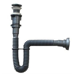 Vitale Taşma Delikli Körüklü Lavabo Sifonu P2334