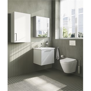 VitrA Root Tek Çekmeceli Lavabo Dolabı 60 Cm Parlak Beyaz 66414