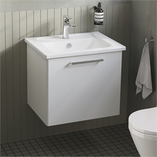 VitrA Root Tek Çekmeceli Lavabo Dolabı 60 Cm Parlak Beyaz 66414