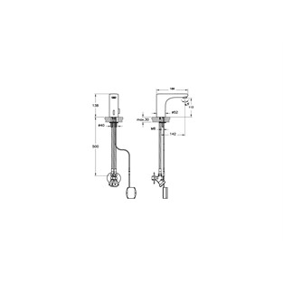 Artema Root Round Temassız Lavabo Bataryası Krom A47120