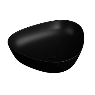 VitrA Plural Çanak Lavabo Üçgen 45x40 cm Mat Siyah 7812B483-0016