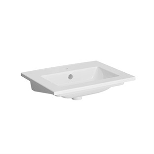 VitrA S20 Square Etajerli Lavabo 60x47 cm Beyaz 7676B003-0001