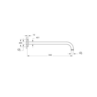 Artema Flow Square Ankastre Banyo Seti Krom A49322