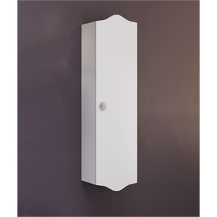 ORKA Cunda Boy Dolabı Beyaz Gümüş 40 cm ORKA3000303