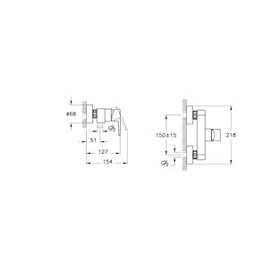 Artema Flow Soft Duş Bataryası Krom A42932