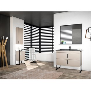 ORKA Modena Banyo Dolabı Takımı Mat Cappucino Lake 100 cm ORKA5003411
