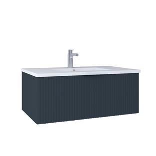 Kobos New Bella 80 cm Lavabo Dolabı Blue Grey KB710025