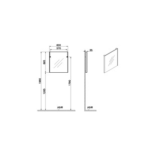 VitrA Basis Düz Ayna 60 Cm  66905