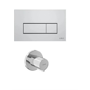 VitrA Root Square Kumanda Paneli Seti 800-2032 (Kumanda Paneli + Stop Valf Sıva Üstü Grubu)