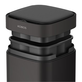 Kobos Muso Sensörlü Çöp Kovası 8L Siyah KBSCMUSOMB