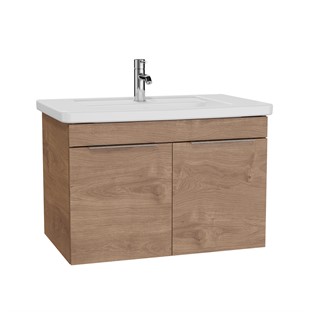 VitrA Quadrum Lavabo Dolabı 80 cm Altın Meşe 62543