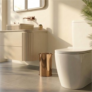 Kobos Nova Çöp Kovası 5L Parlak Bakır KBW-908RS
