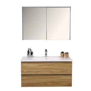 Kobos Lignum 100 cm Banyo Dolabı Seti Meguro