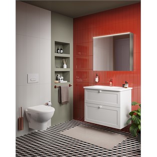 VitrA Core Dolaplı Ayna 80 Cm Led  66911