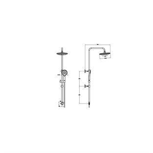 Artema Bliss 2F Square Duş Kolonu A45788