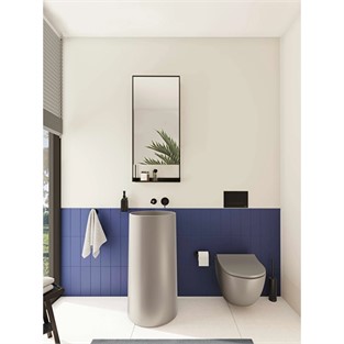 VitrA Sento Rim-ex Asma Klozet 54 cm Taş Gri 7748B076-0559