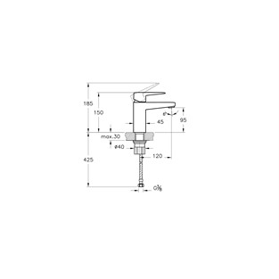 Artema Root Square Lavabo Bataryası Soft Bakır A4273229