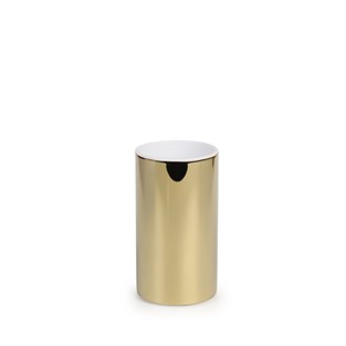 Kobos Tezgah Üstü Yuvarlak Diş Fırçalık Parlak Altın KBW-631GL