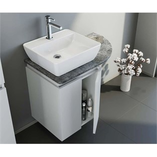 ORKA Panama Banyo Dolabı Takımı Beyaz 80 cm ORKA5000632