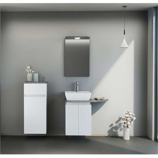 ORKA Panama Banyo Dolabı Takımı Beyaz 80 cm ORKA5000632