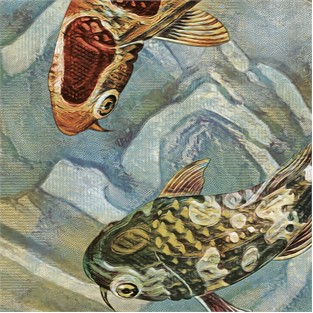 Duka Duvar Kağıdı Koi DK.29939-4 (10 m2)