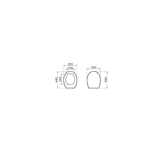 VitrA Universal Klozet kapağı 84-003-509