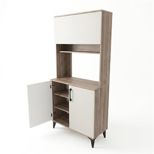 Soprano Kahve Köşesi Çok Amaçlı Mutfak Dolabı 90cm SP02350