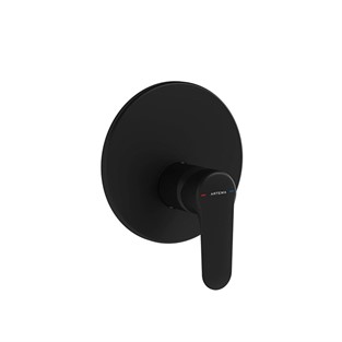 Artema Root Round Ankastre Duş Bataryası V-Box Mat Siyah A4282936